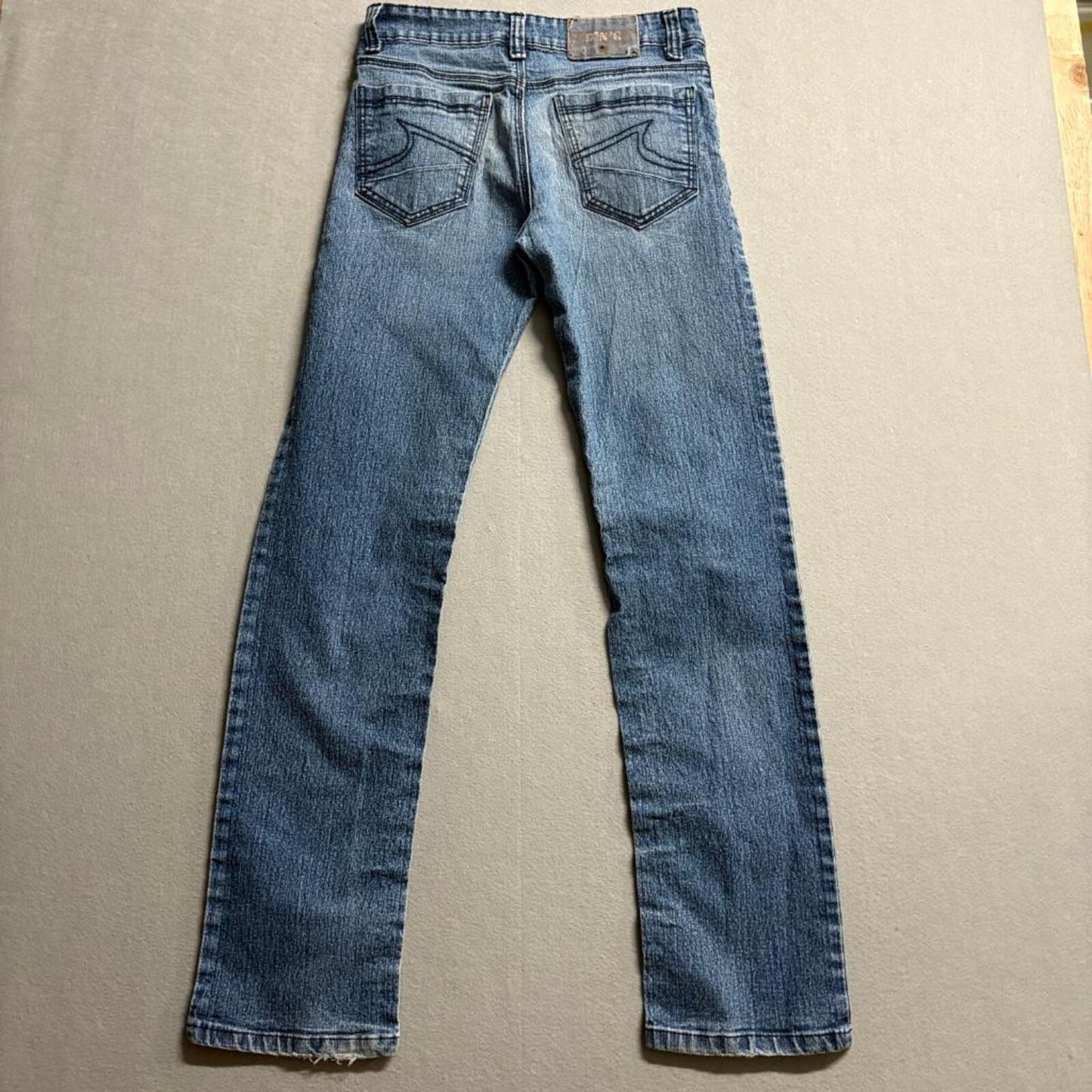 DNG Jeans Mens 28x30 Blue Denim Straight Leg Medium Wash Classic Fit Pants 29x31