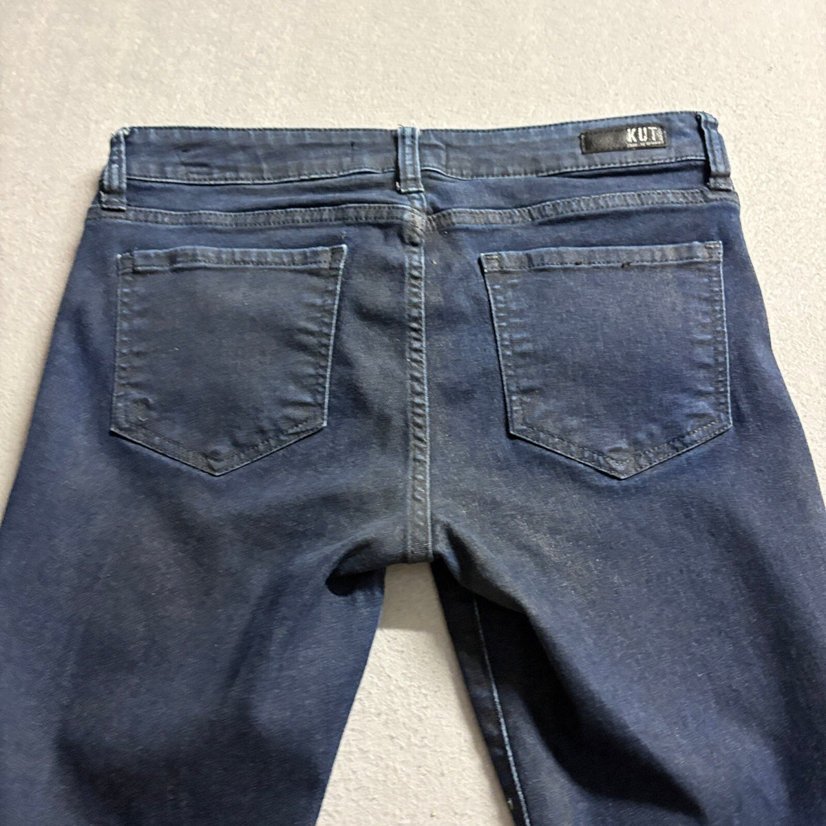 KUT from the Kloth Mia Toothpick Skinny Jeans Womens 6 Dark Wash Stretch Denim