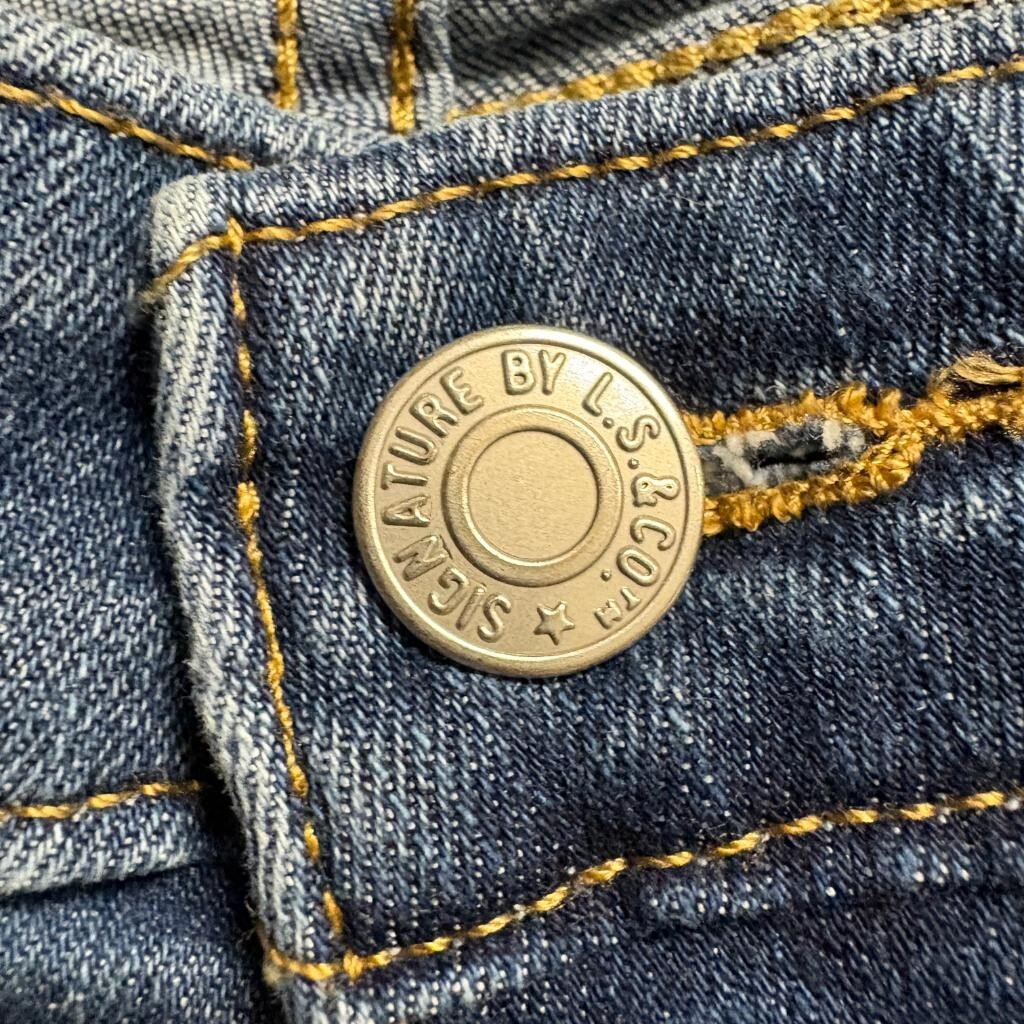 Signature by Levi Strauss Women High Rise Skinny Jeans Size 20M Blue Stretch