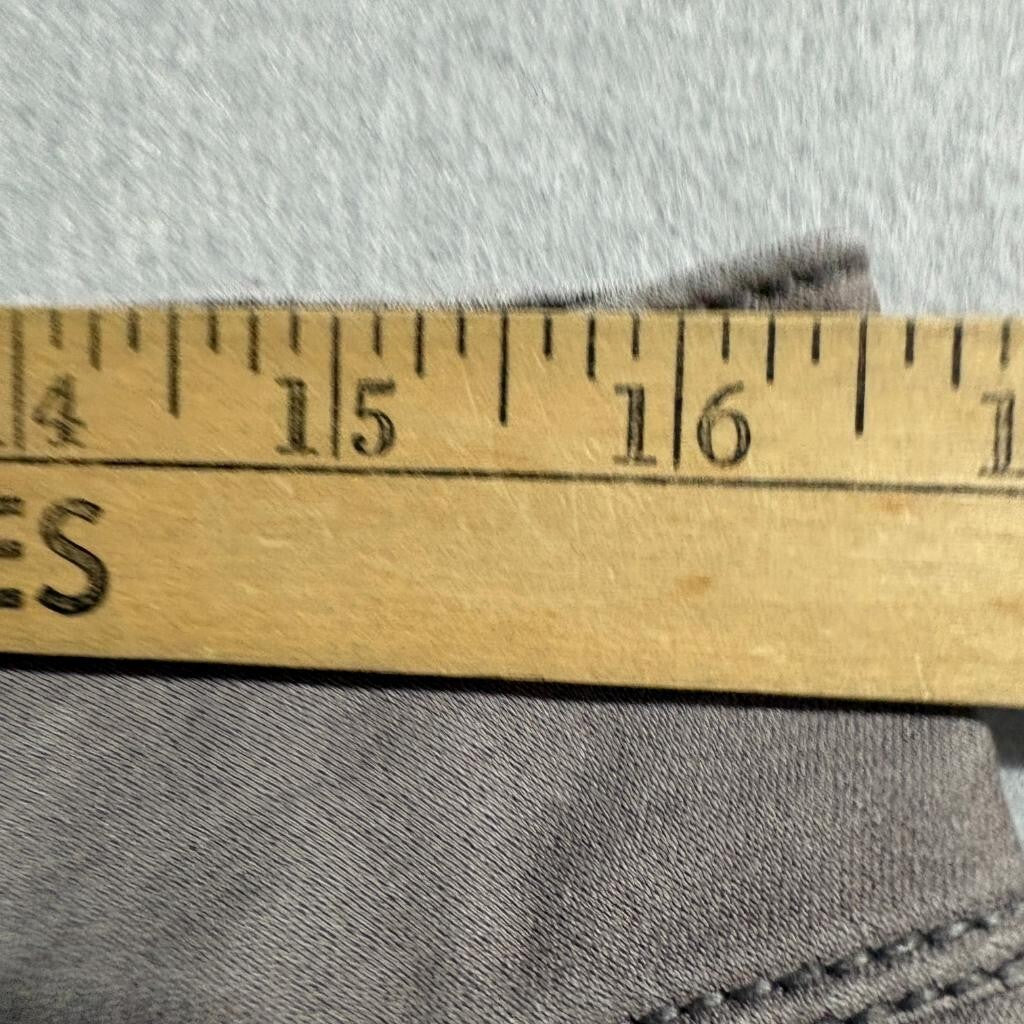 IMAN Global Chic Womens Size 8 Gray Bootcut Stretch Pants Cotton Blend