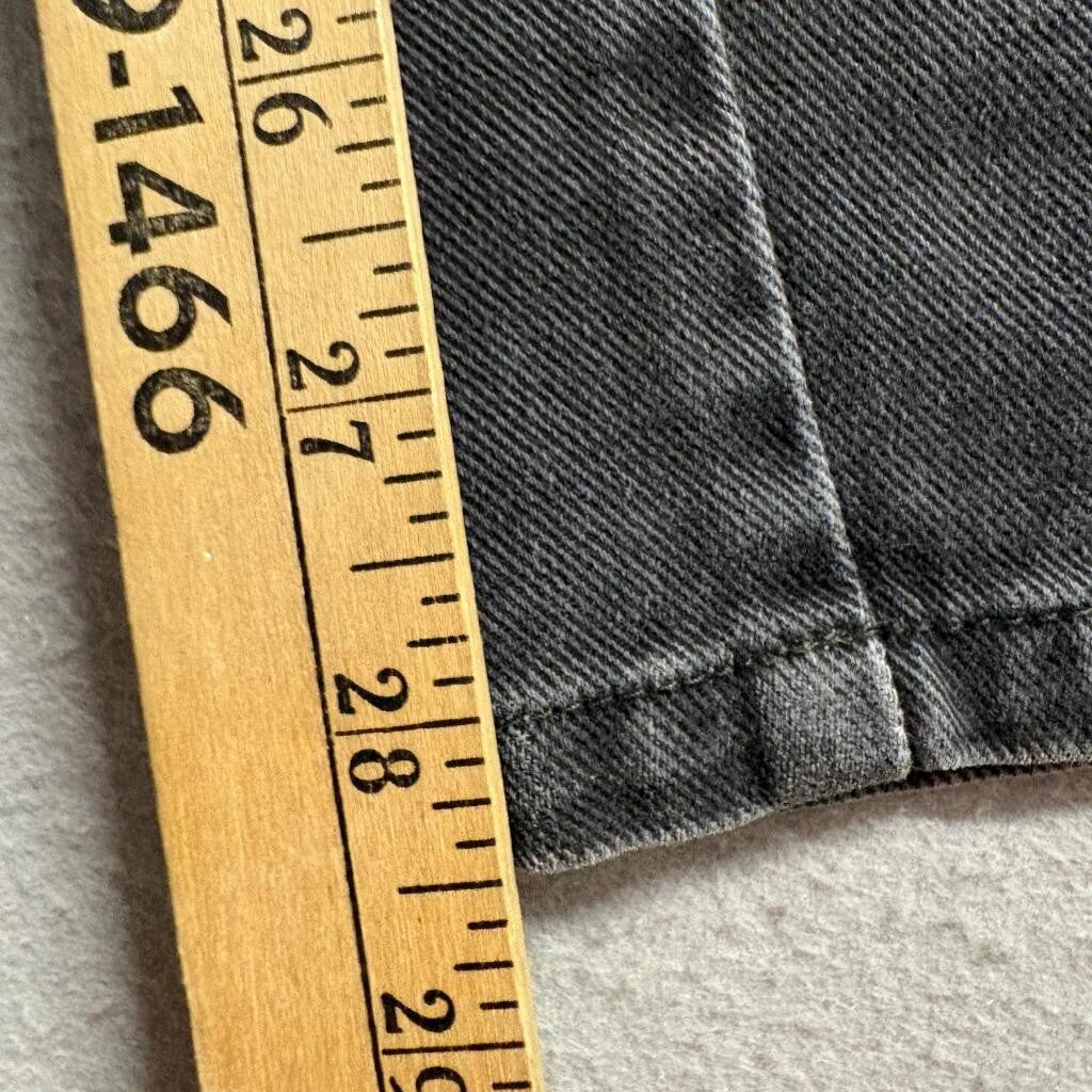 Skoozi Vintage High Rise Mom Jeans Womens 26 Black Denim Tapered Leg Dungaree