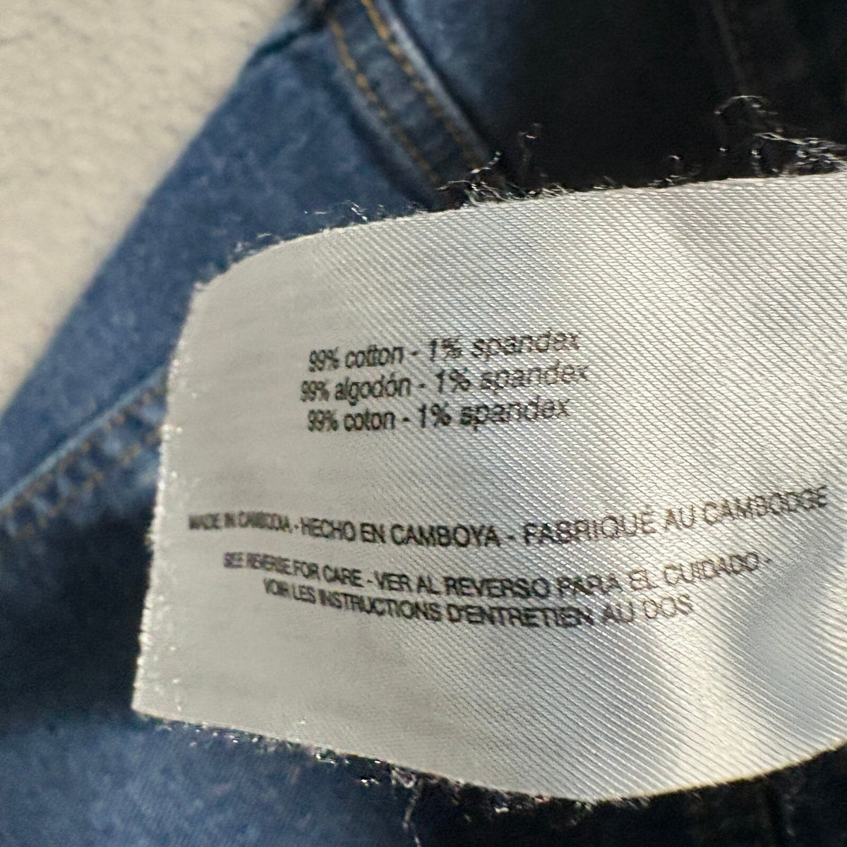 Gloria Vanderbilt Boyfriend Jeans Womens 8 Blue Denim Stretch Cuffed
