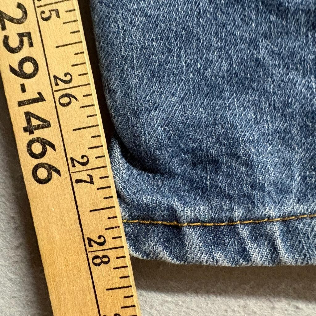 Oscar Jeans Selected Mens 36x30 Blue Denim Straight Leg 100% Cotton Jeans