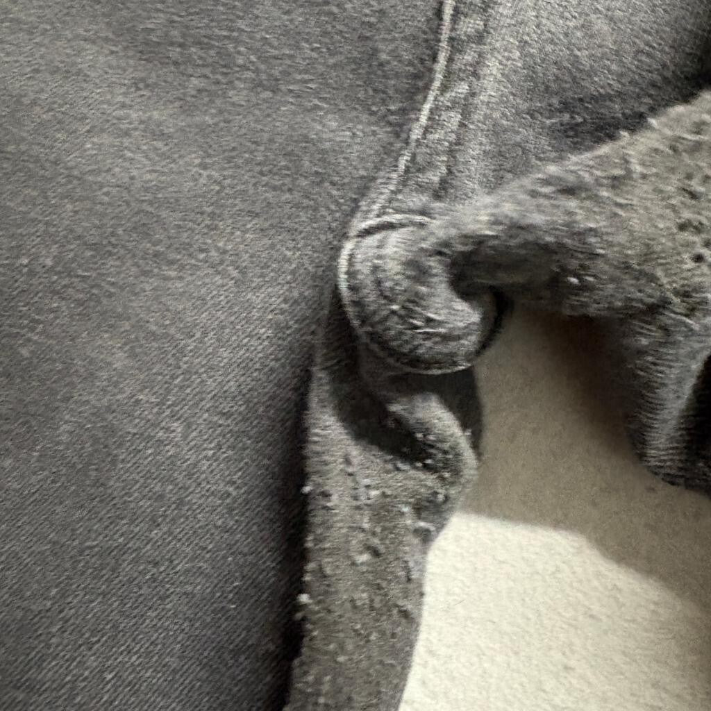 Madewell Stovepipe Jeans Womens 28P Gray High Rise Crop Stretch Denim