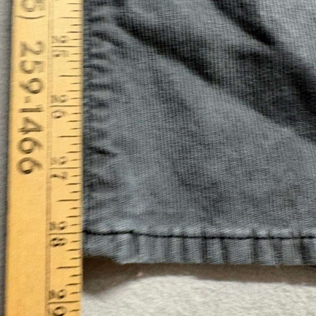 American Eagle Corduroy Pants Womens 4 Gray High Rise Flare Button Fly Stretch