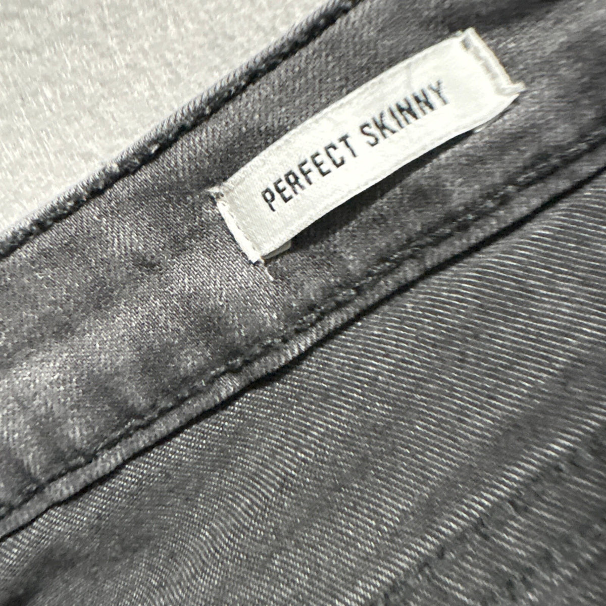 William Rast Womens Perfect Skinny Jeans Size 30 Gray High Low Asymmetric Hem
