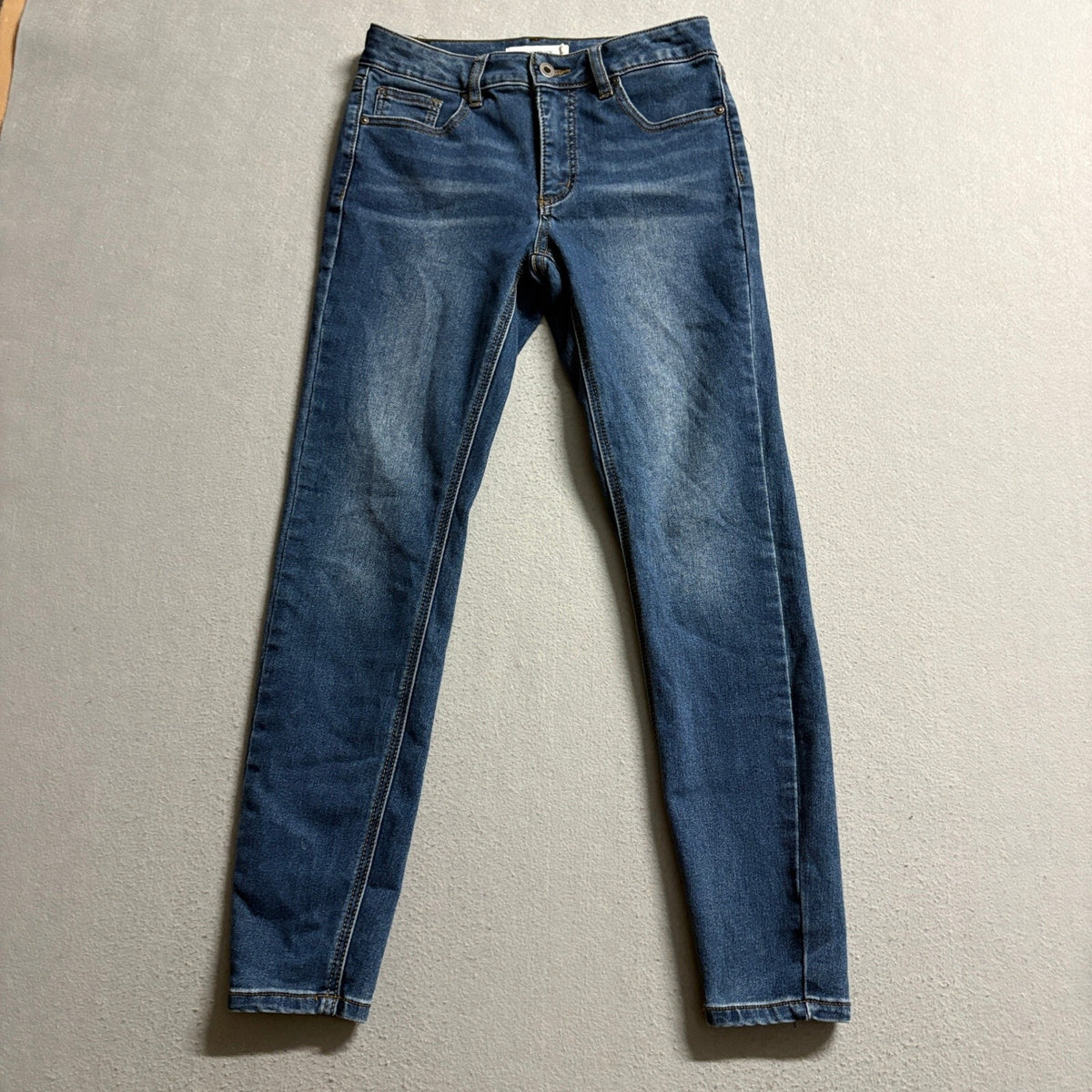 Ellen Tracy Lizette Skinny Jeans Womens Size 4 Blue Stretch Denim Ankle Pants