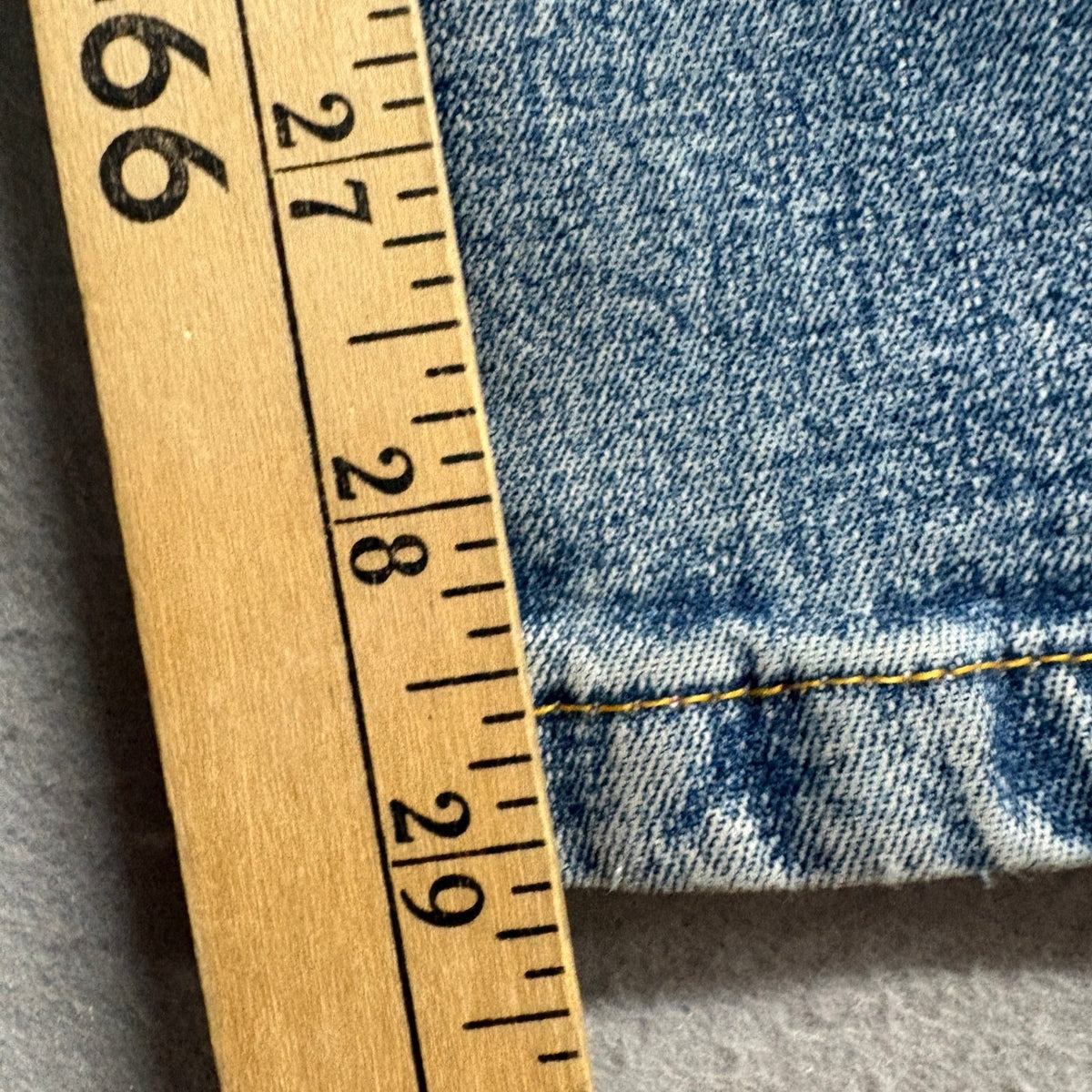 Wrangler High Rise Straight Leg Denim Jeans Womens Blue Size 27x28 Vintage Style