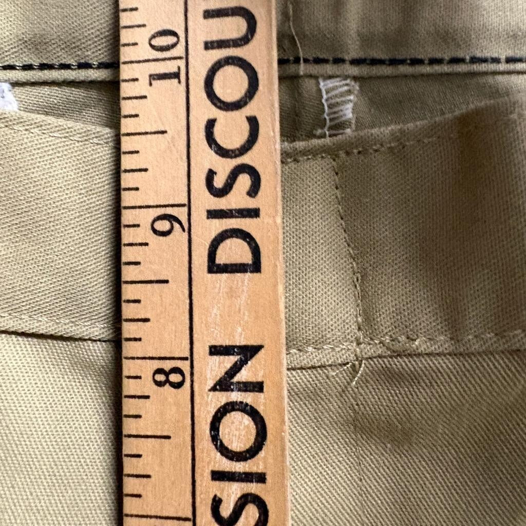 Dickies 874 Work Pants Mens 30x24 Khaki Tan Flat Front Twill Chino Slacks