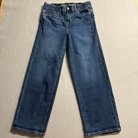 Torrid Bombshell Wide Leg Super Soft Jeans Womens 10 Regular Medium Wash Denim