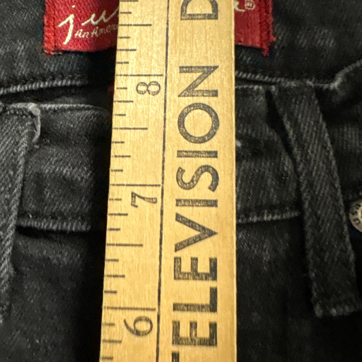 Just USA Black Flare Jeans Womens Size 0 Stretch Denim Style O 747 Low Rise