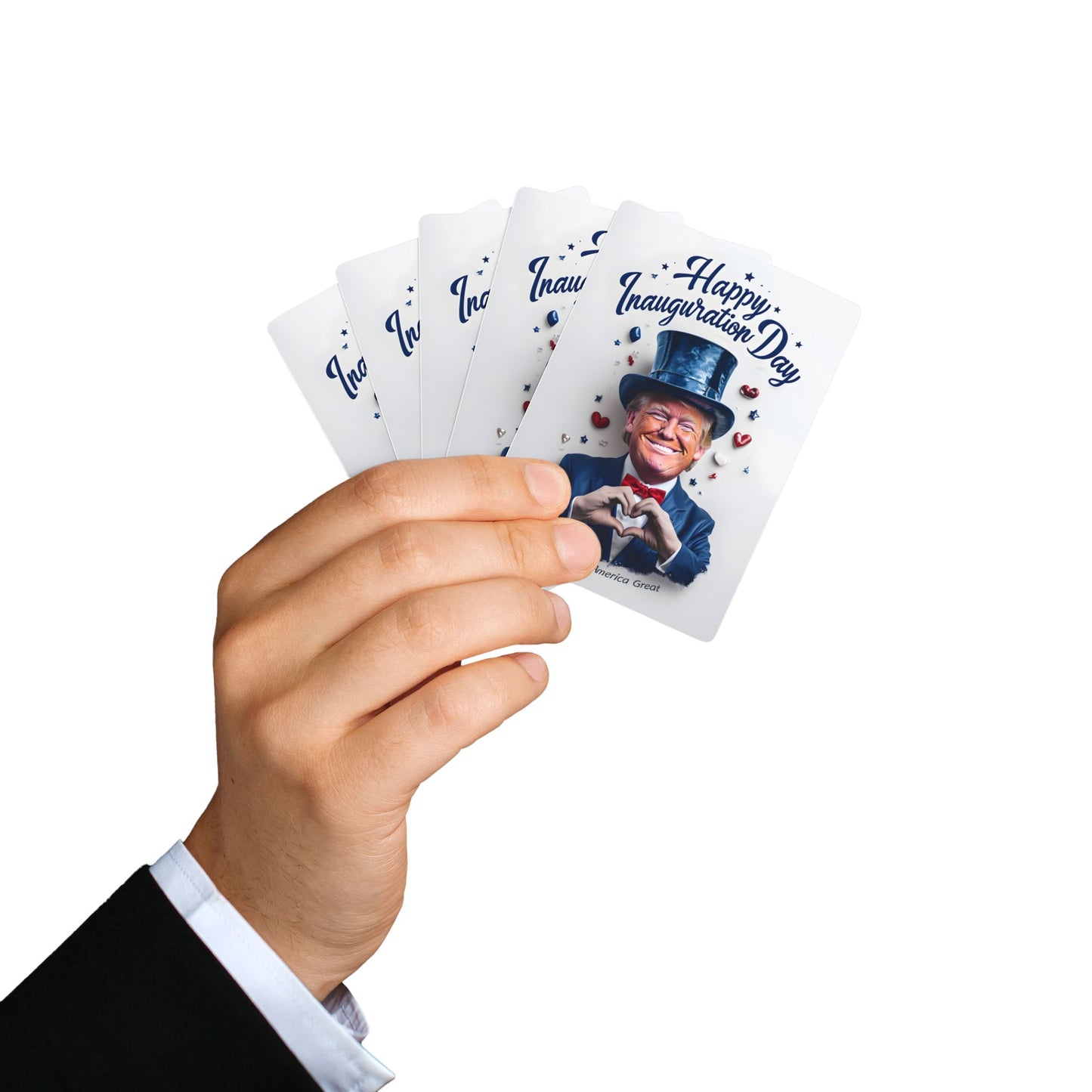 President Trump Inauguration Day Poker Cards