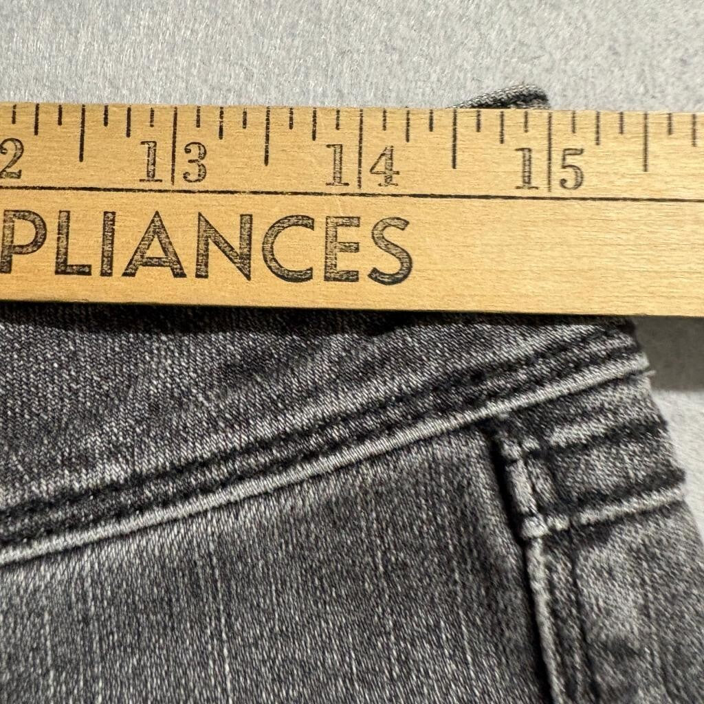 Giordano Blues Skinny Fit Jeans Womens 27 Gray Denim Low Rise Stretch Pants