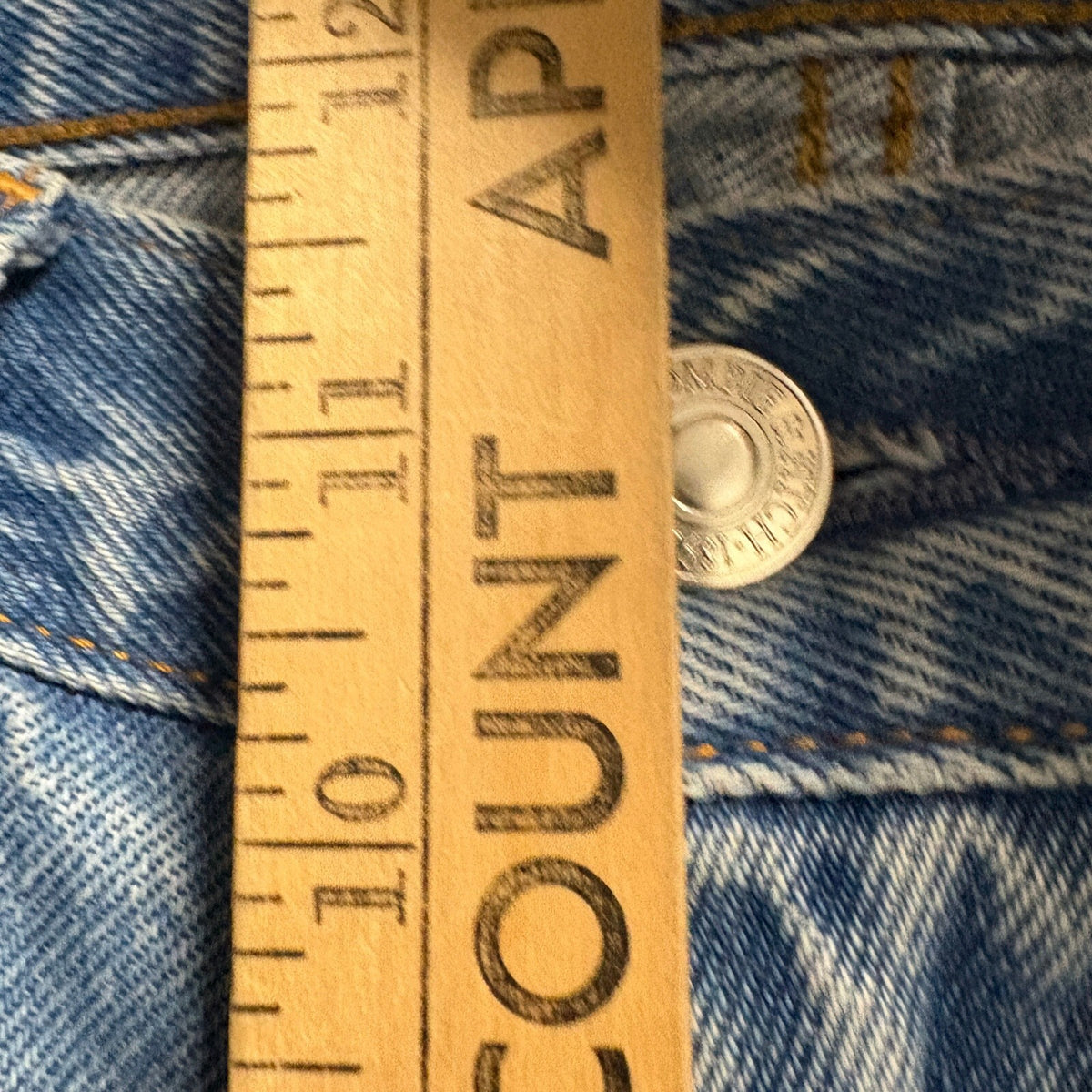 Abercrombie & Fitch Authentic Rigid Denim Loose Jeans Mens 32x32 Blue Cotton