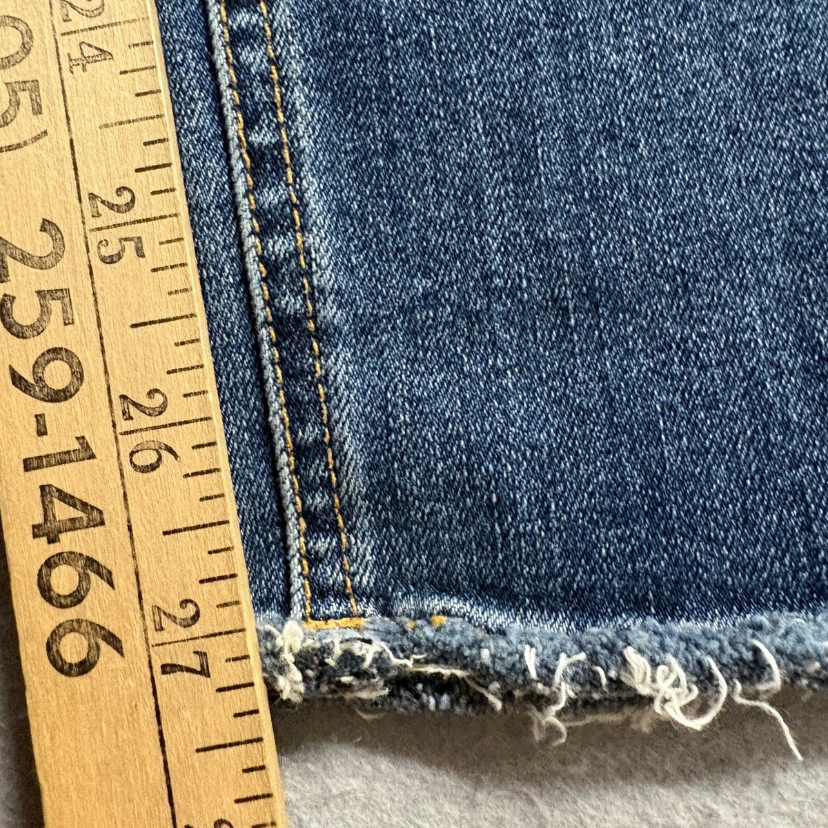 Rag & Bone JEAN Womens Size 29 Skinny Jeans Distressed Blue Raw Hem La Paz