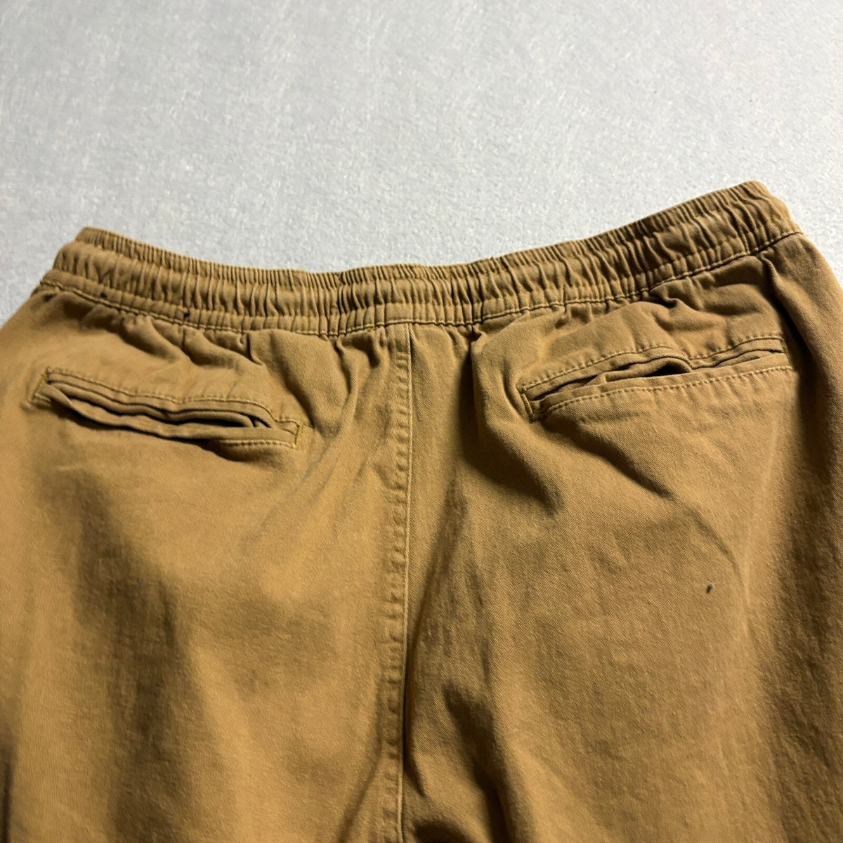 Brooklyn Cloth Co The Jogger Mens Large Tan Brown Ankle Zip Elastic Waist Pants - Photo 13
