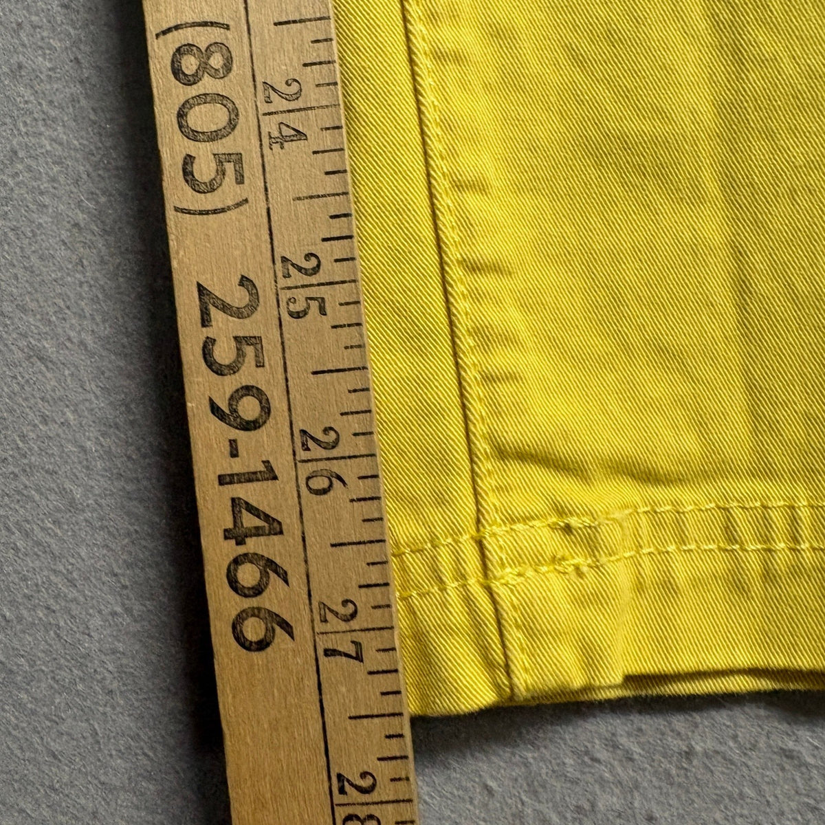 Boden Womens Yellow Straight Leg Pants Size US 4P Petite Utility Pockets Stretch