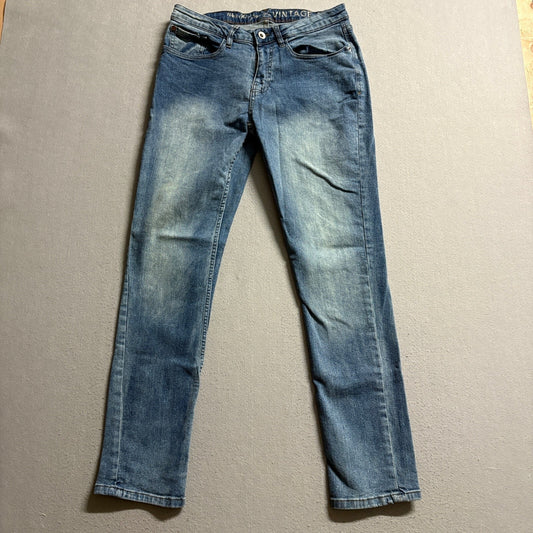 Weatherproof Vintage Mens Slim Fit Jeans Blue Stretch Denim Size 32x30 Milton