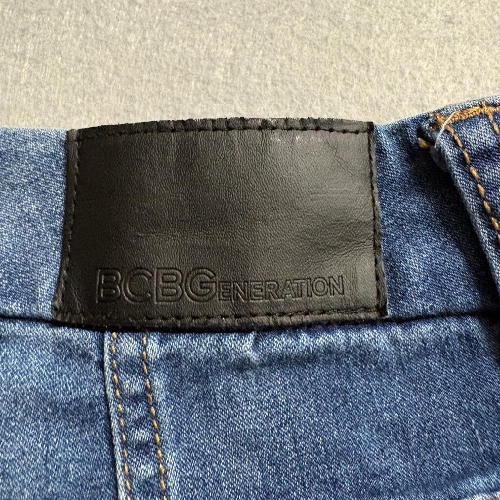 BCBGeneration High Rise Curvy Skinny Jeans Womens Size 9/29 Medium Wash Blue