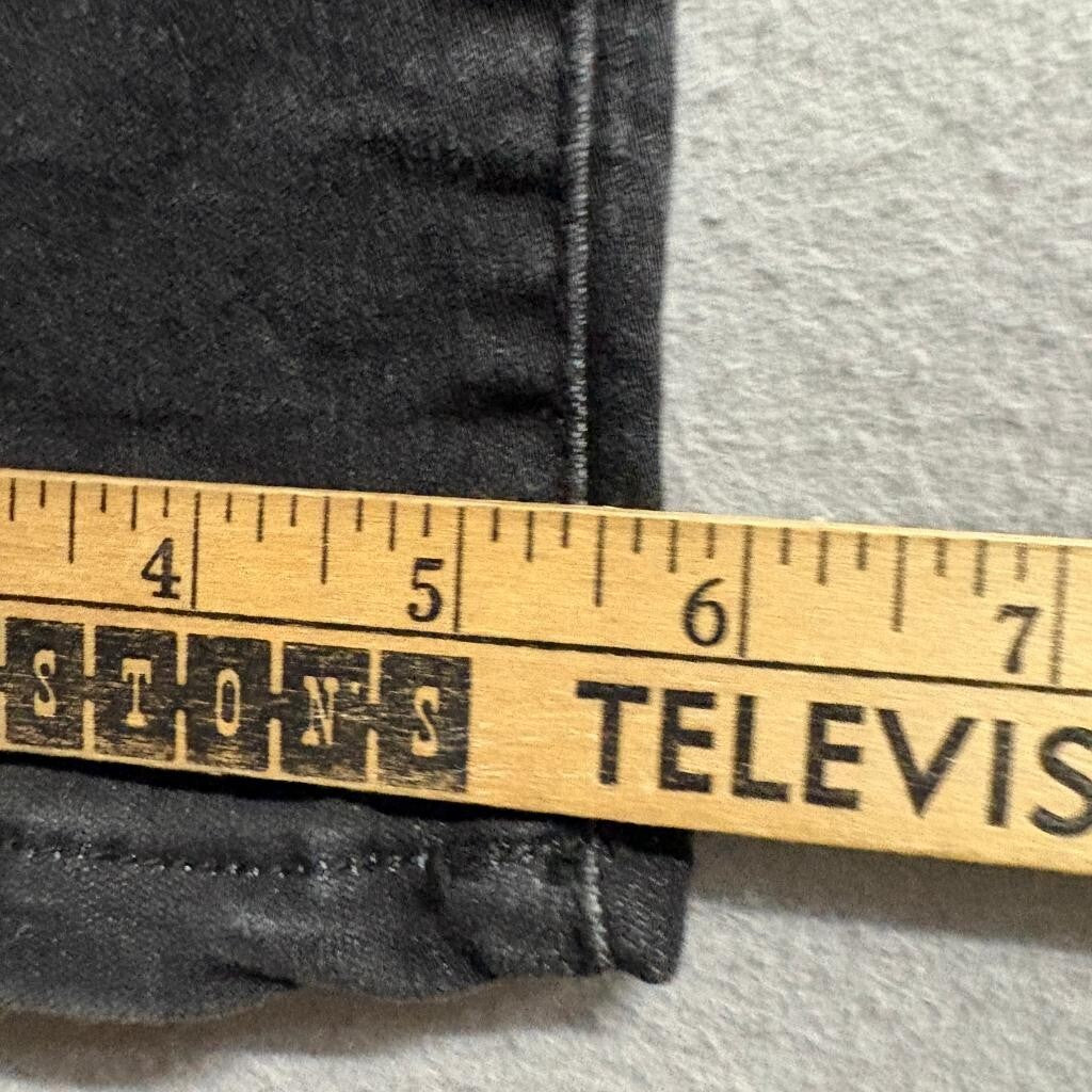 Lee Boys Jeans Size L 14/16 Black Denim Elastic Waist Drawstring Stretch