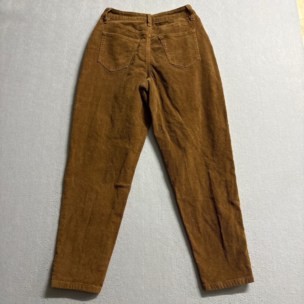 YMI Jeans Womens Size 5/27 Brown Corduroy High Rise Tapered Mom Pants Stretch