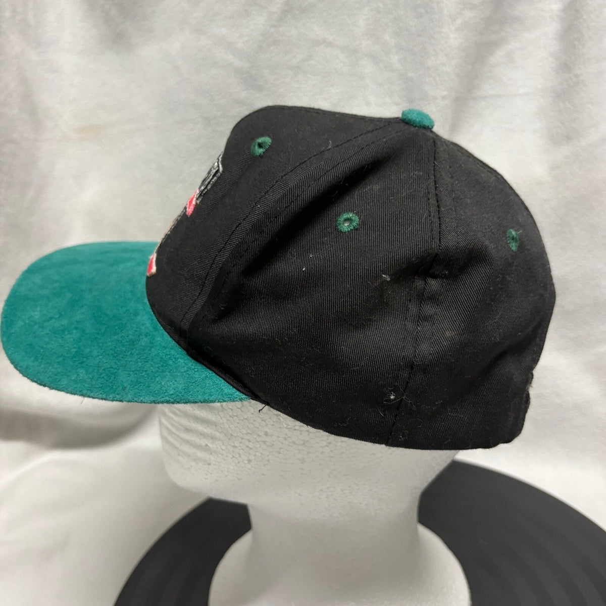 Vintage Puerto Vallarta Don't Touch Just Look Snapback Hat Suede Brim Black - Photo 5