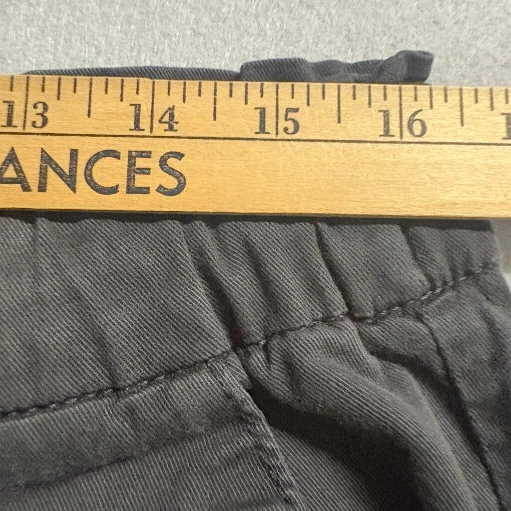 Levi's Women's Jogger Pants Size L Black Drawstring Elastic Waist Cotton Blend