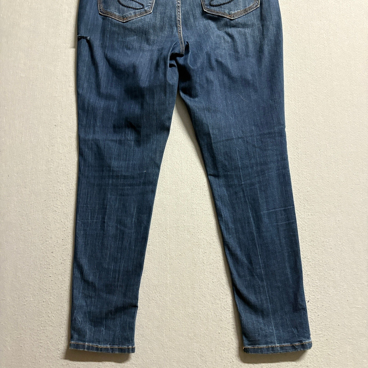 Seven 7 Tummyless High Rise Skinny Jeans Womens Size 14 Blue Denim Stretch Pants