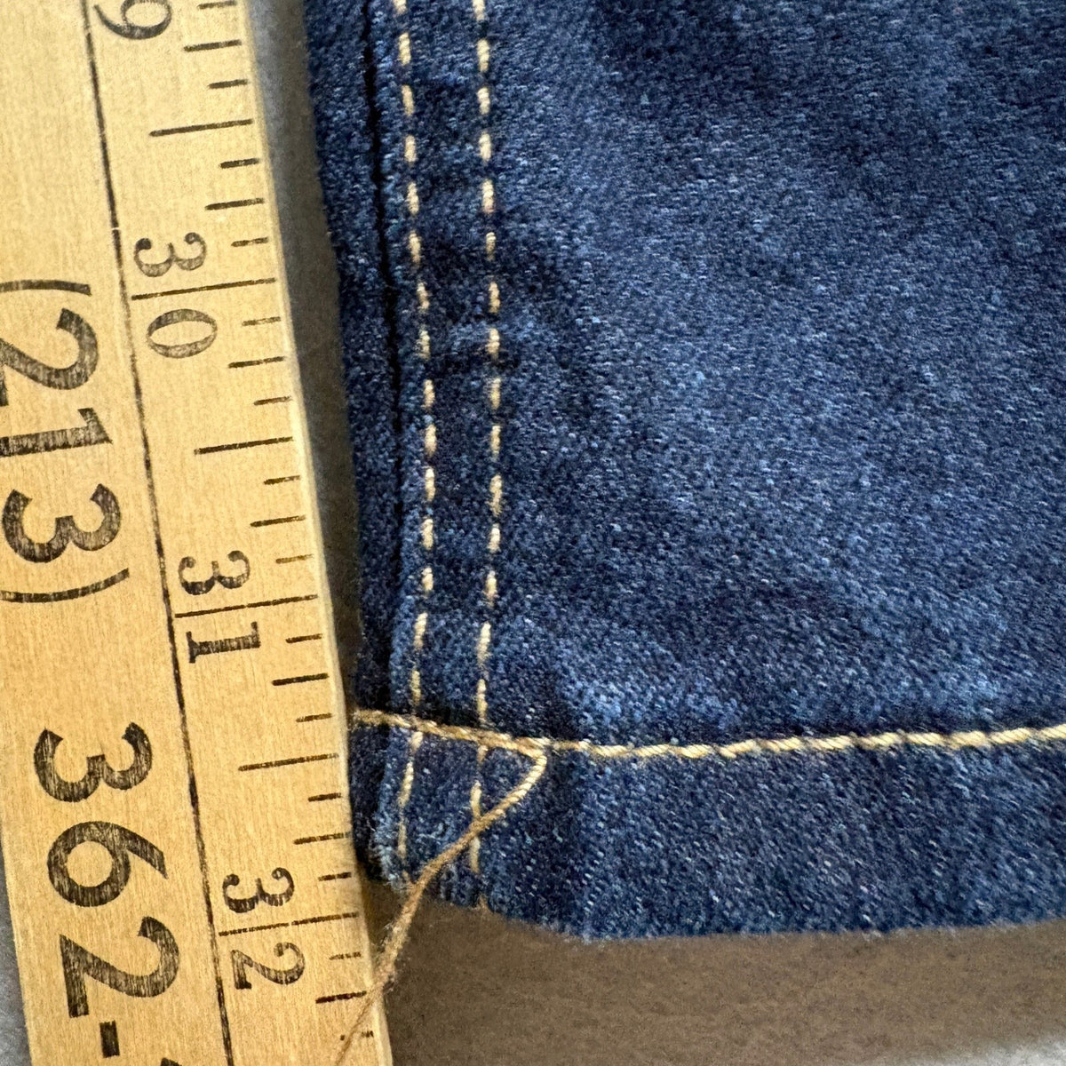 Almost Famous Women Bootcut Flare Jeans Size 7 Dark Wash Blue Stretch Denim