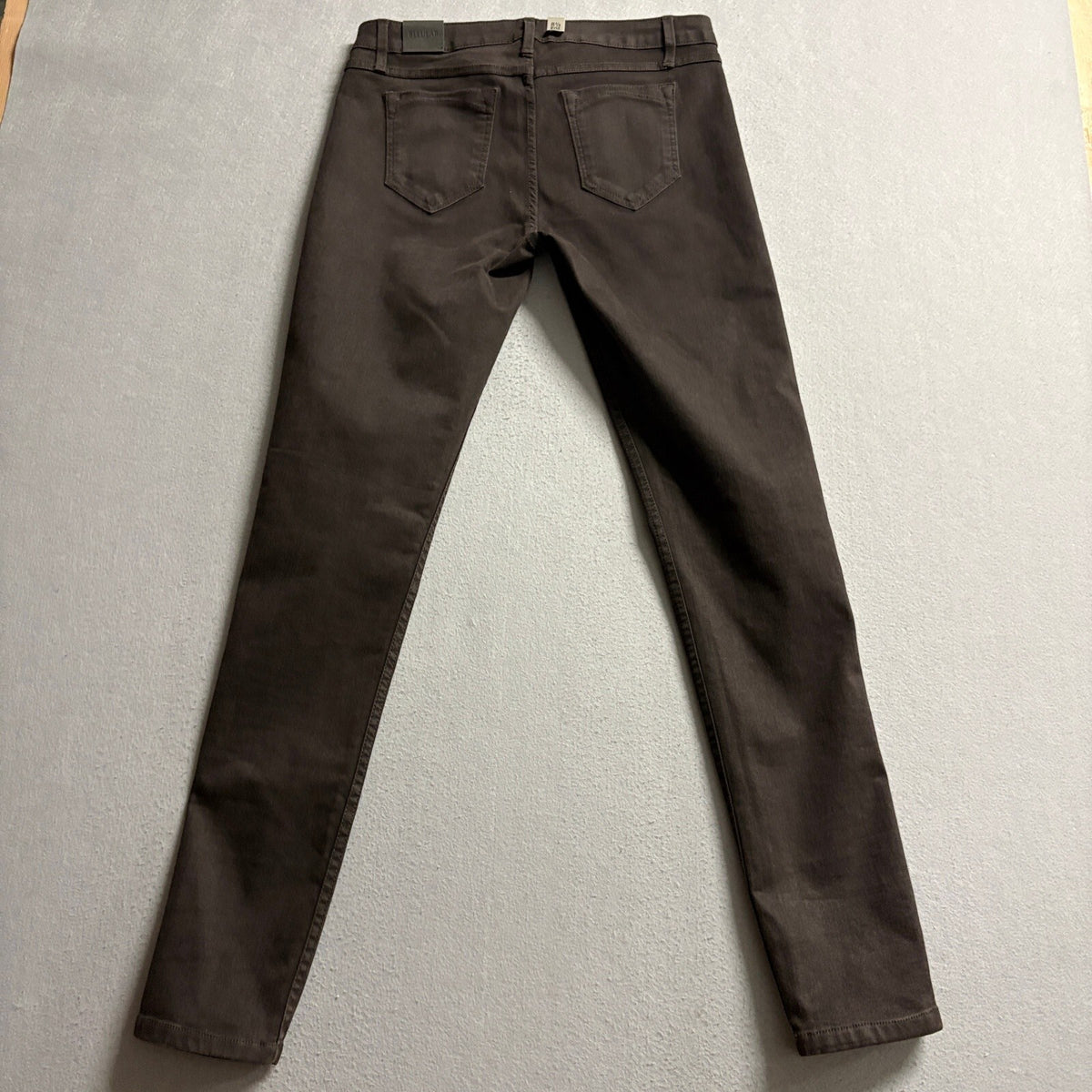 Bleulab Detour Reversible Ballet Legging Jeans Size 32 Dark Brown Coated USA