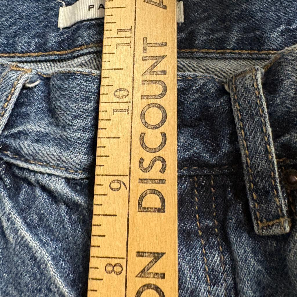 PacSun Distressed Mom Jeans Womens 24 Blue Denim High Rise Ripped Knee Cotton