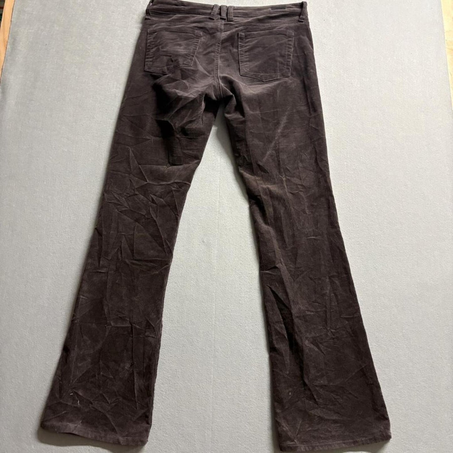 KUT from the Kloth Farrah Baby Bootcut Corduroy Pants Womens Size 8 Brown