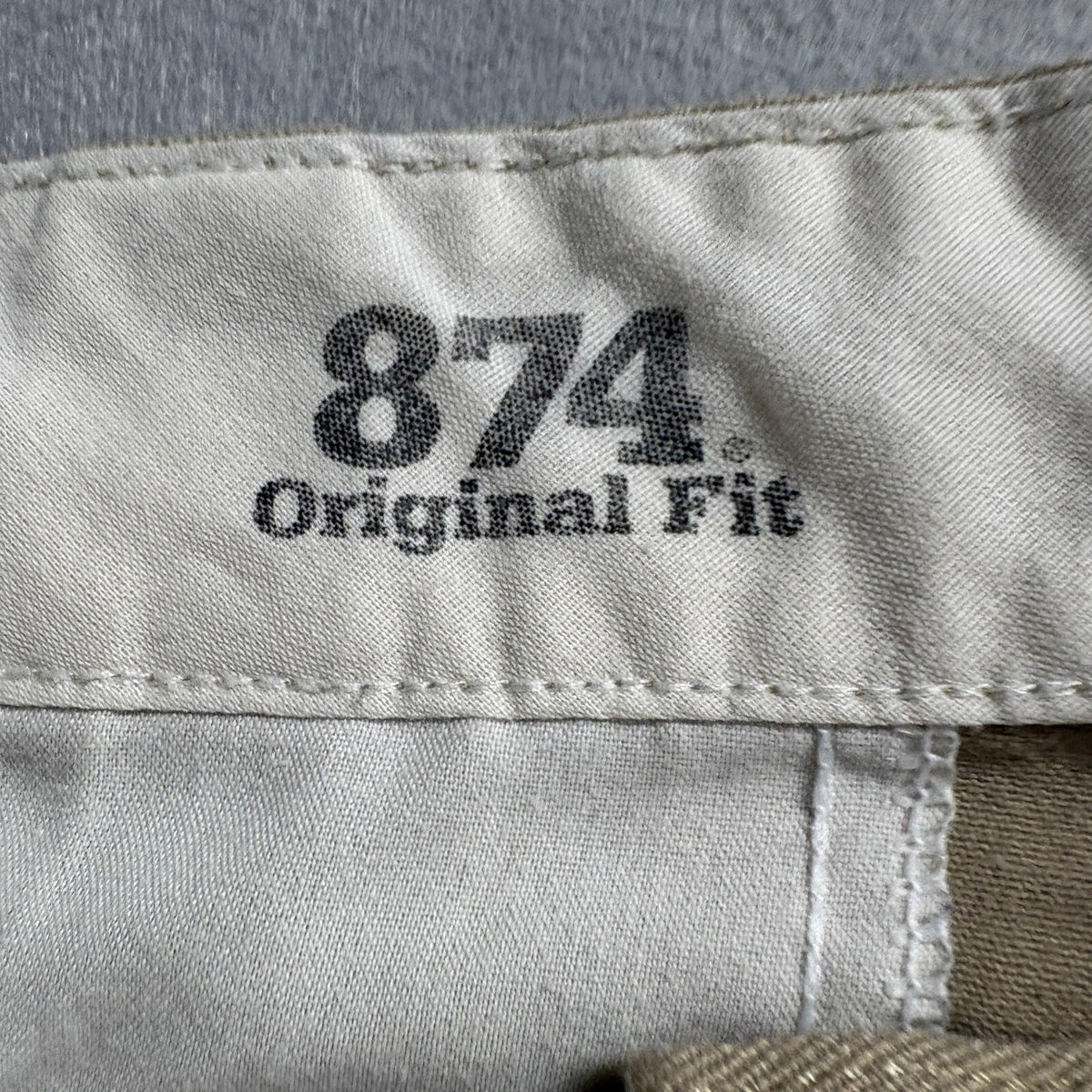 Dickies 874 Original Fit Work Pants Mens 32x32 Khaki Tan Chino Twill