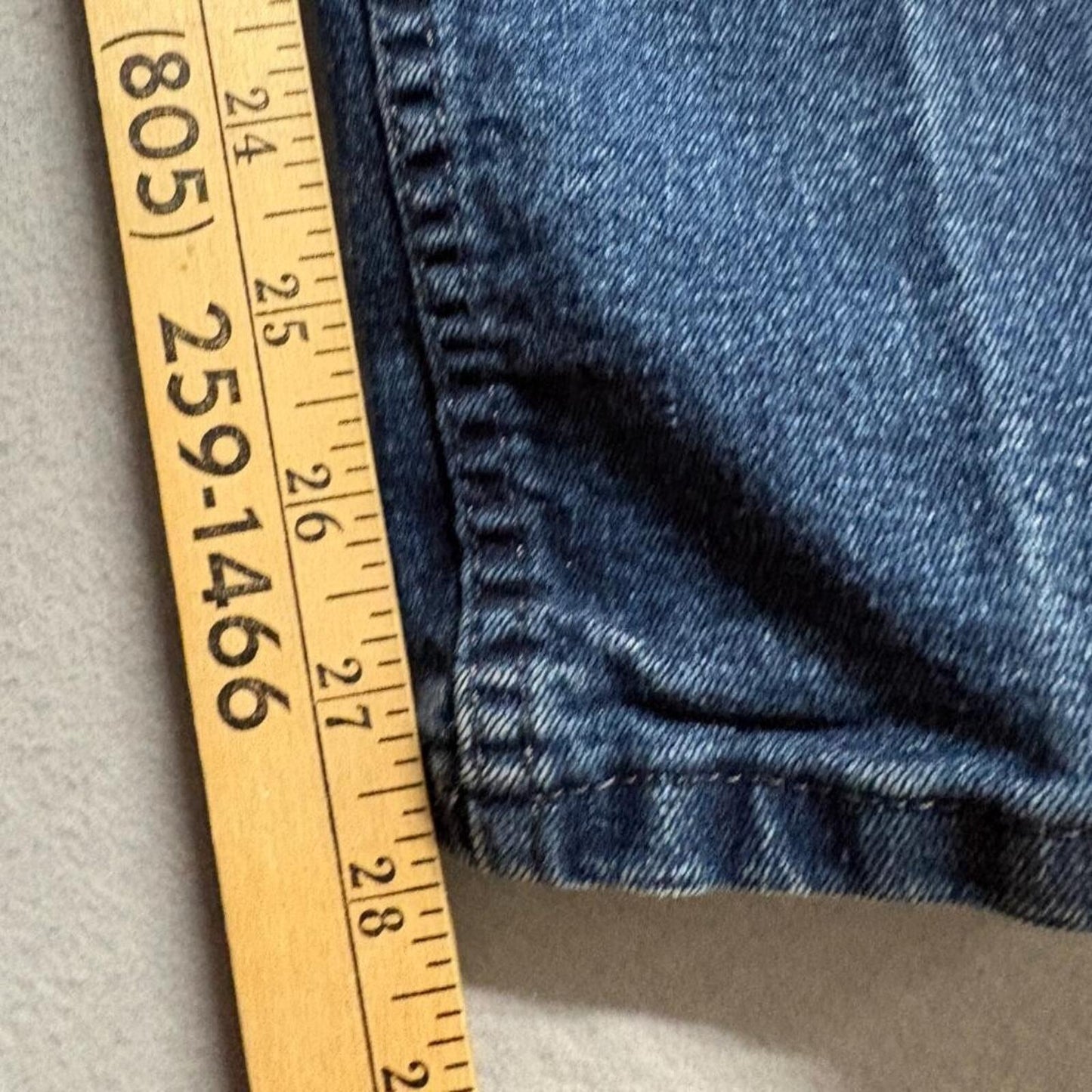 Perry Ellis Portfolio Skinny Jeans Womens 32x30 Blue Stretch Denim
