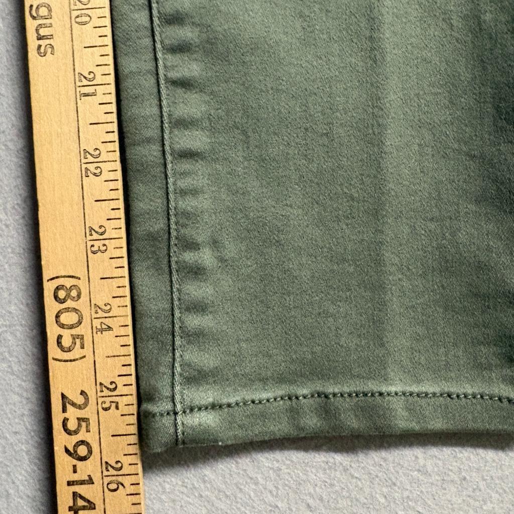 G.H. Bass & Co Women's Size 6 Olive Green Skinny Pants Stretch Casual Ankle