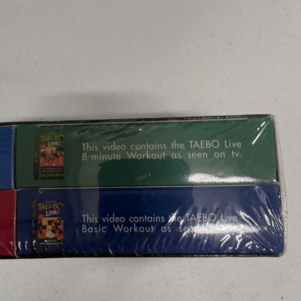 Billy Blanks Tae Bo Live 4 Tape VHS Box Set Brand New Sealed Workout Fitness
