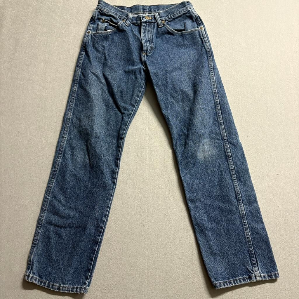 Wrangler Authentics Mens Jeans 30x30 Regular Fit Blue Denim 5-Pocket 96501MR