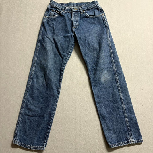 Wrangler Authentics Mens Jeans 30x30 Regular Fit Blue Denim 5-Pocket 96501MR