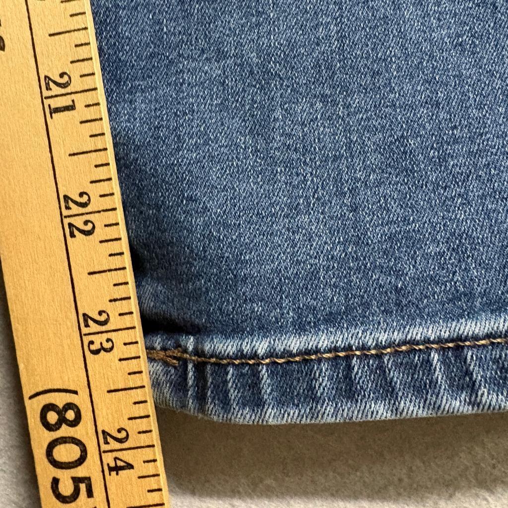 Nine West Skinny Jeans Womens 16P Blue Denim Stretch Crop Petite