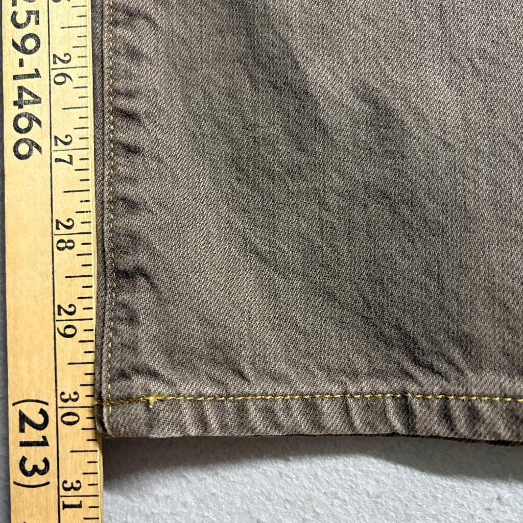 PacSun Dad Jean Brown Denim High Rise Button Fly Jeans Womens Size 25