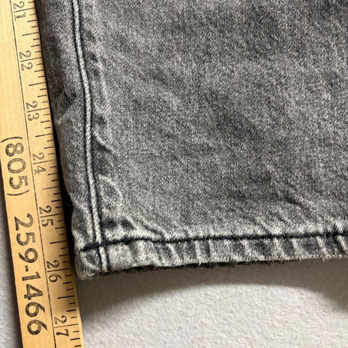 BDG Urban Outfitters Slim Straight Jeans Womens 32 Gray Distressed Ripped Denim
