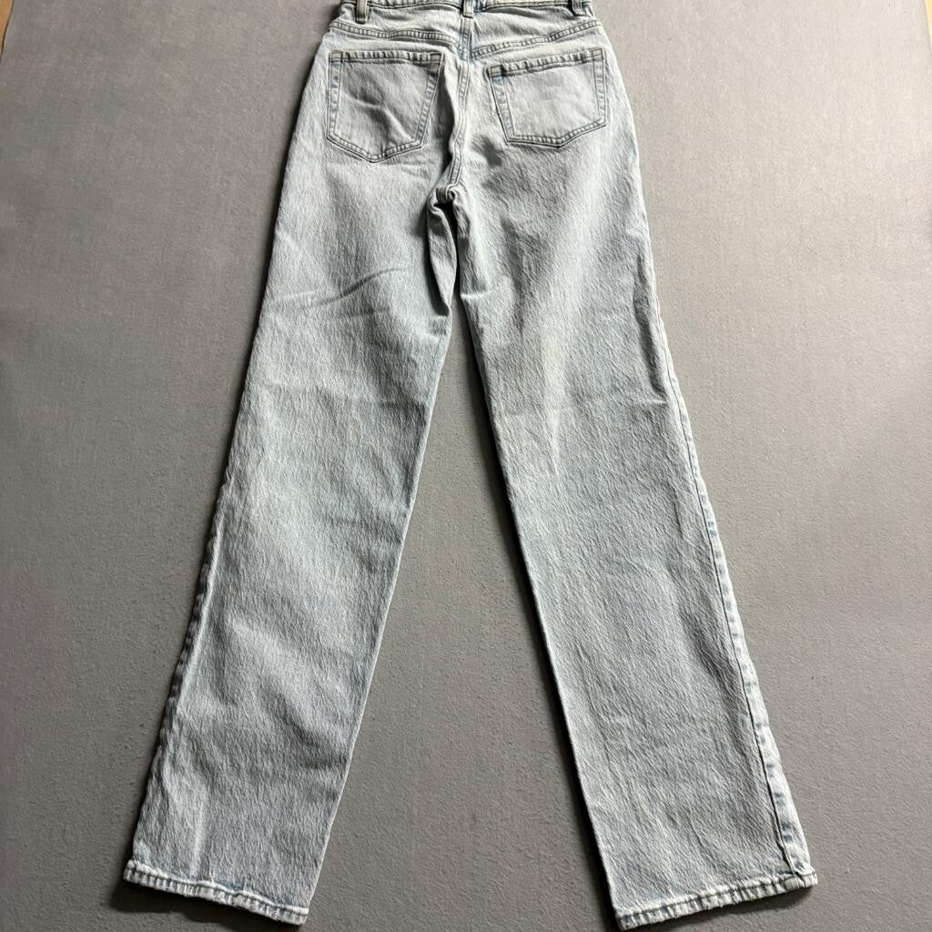 PacSun Stretch 90s Boyfriend Jeans Womens 25 Light Wash Denim High Rise