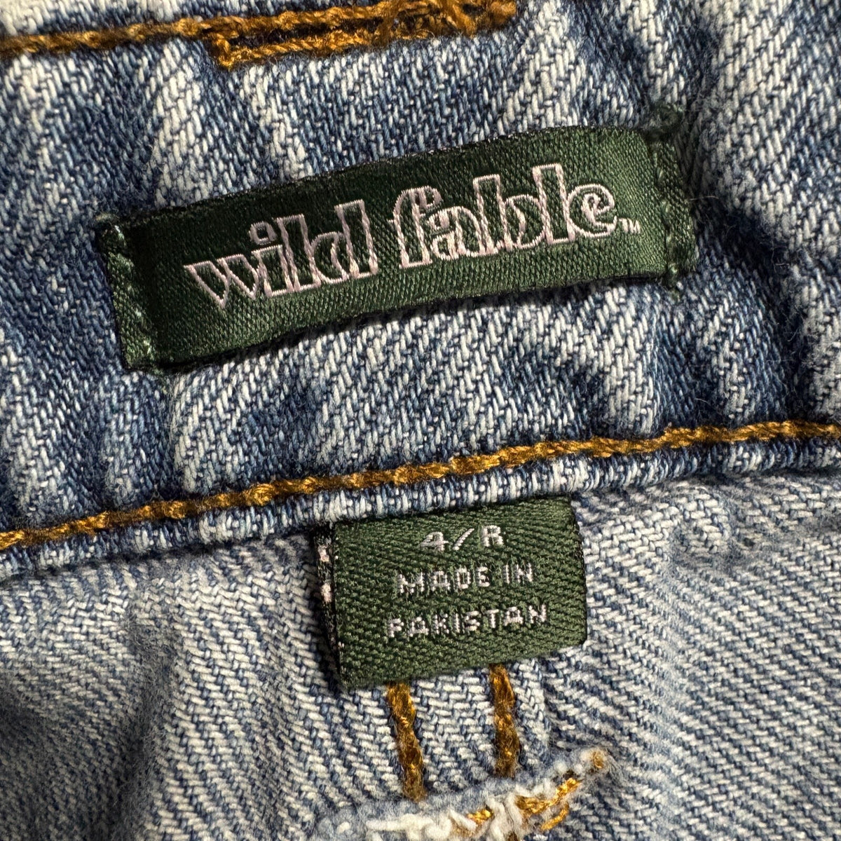 Wild Fable Womens High Rise Cargo Jeans Size 4 Light Wash Blue Straight Wide Leg