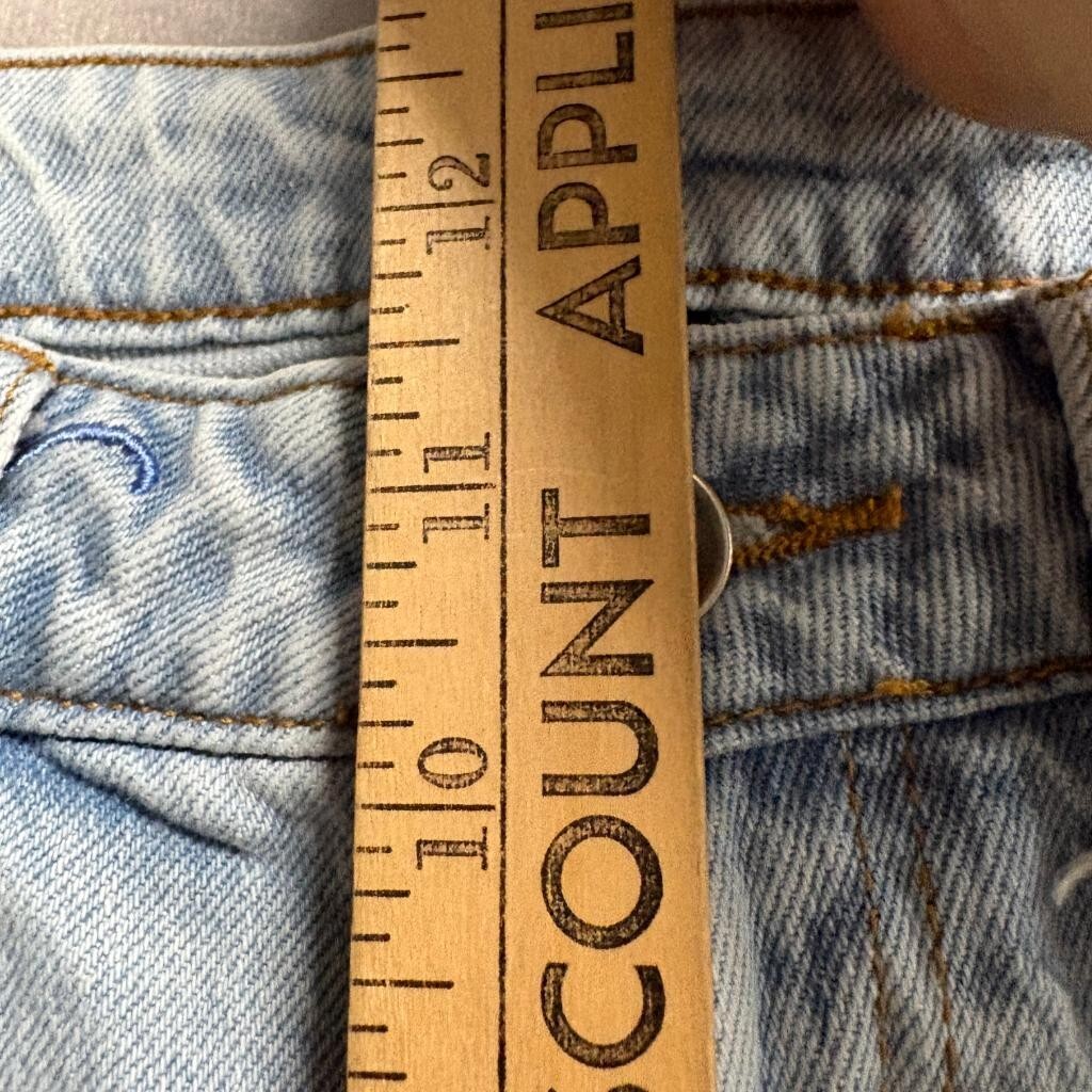 Disney Encanto Mirabel Girls Jeans Size 5 Light Wash Embroidered Floral Skinny