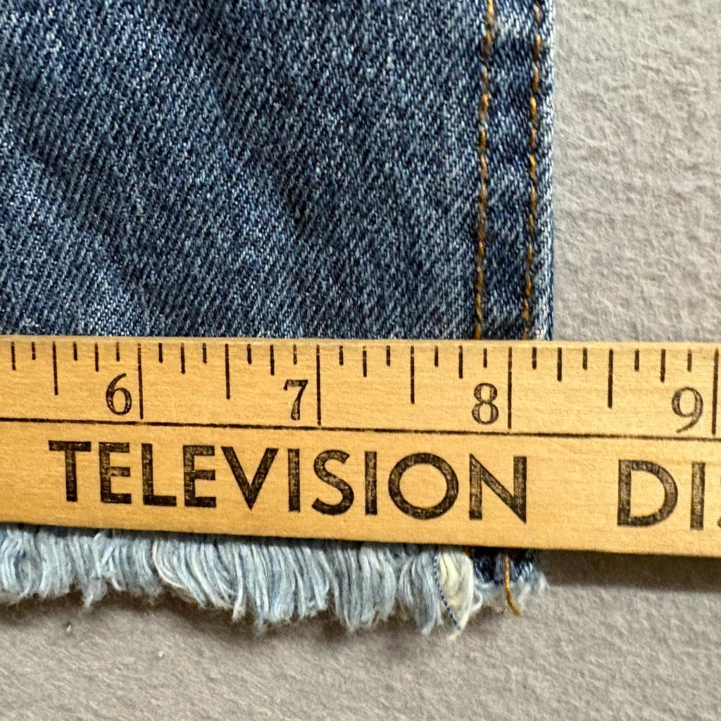 Vanilla Star 90s Boyfriend Jeans Womens 15 Blue Denim Distressed Super High Rise