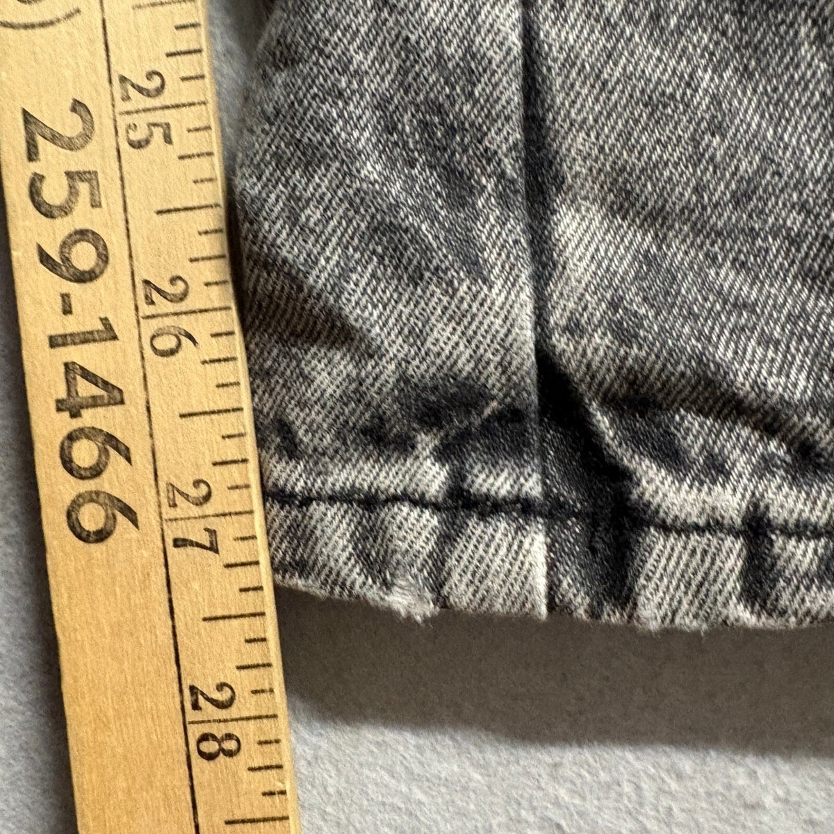 Simple Society Womens Acid Wash Wide Leg Barrel Jeans Black Gray Size 25x27