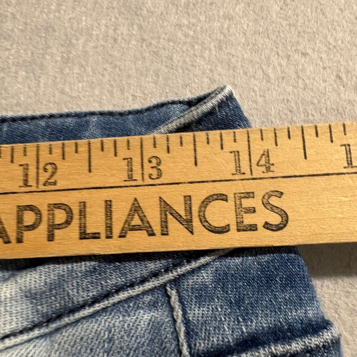 Judy Blue High Waist Raw Hem Ankle Straight Jeans Womens Size 9/29 JB88525 Blue