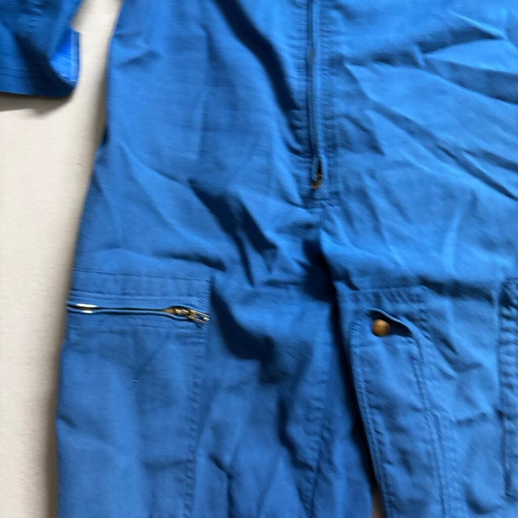 Gibson and Barnes Nomex Flight Suit Blue Size 46 Regular  Pilot Jumpsuit