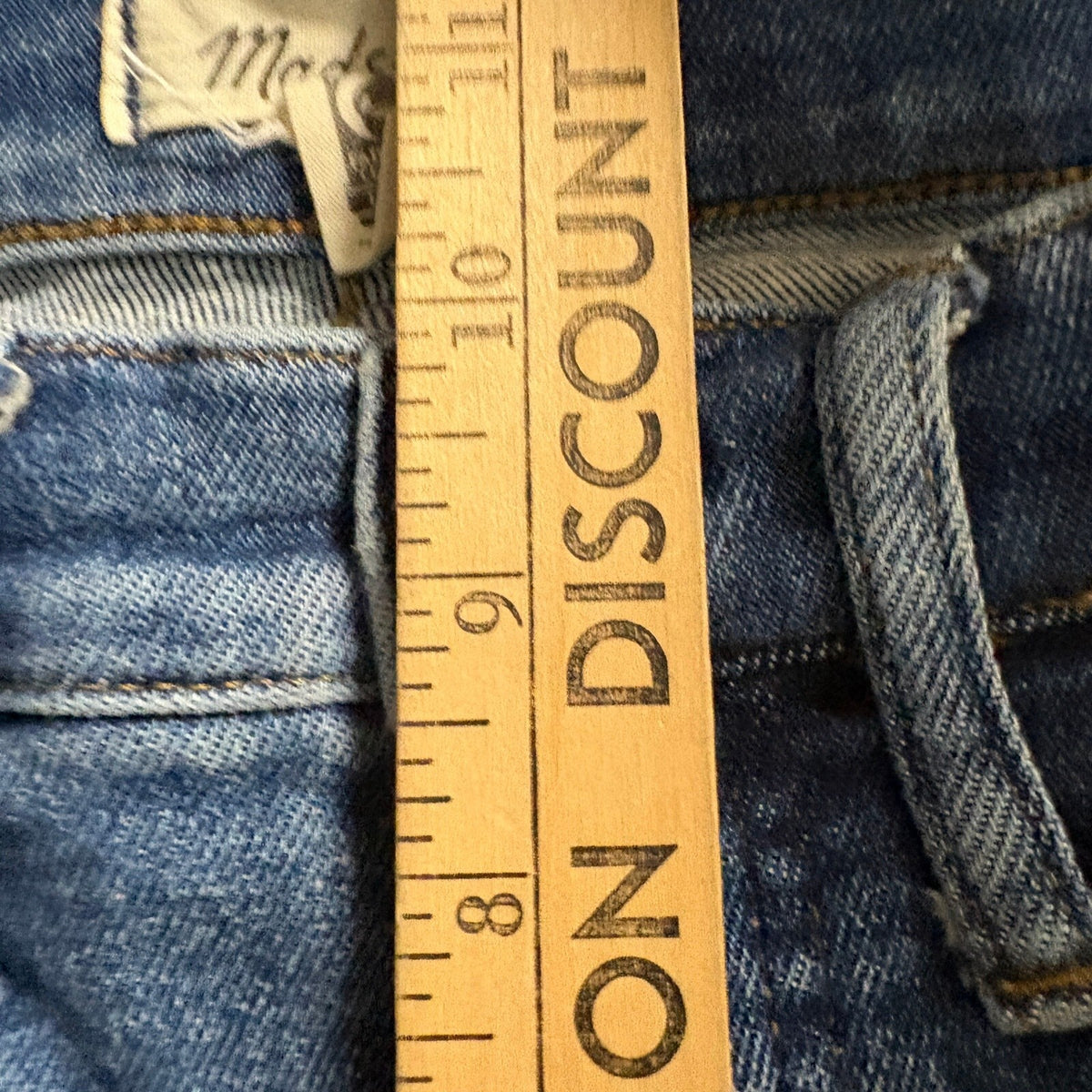 Madewell Cali Demi Boot Cut Jeans Womens Size 27 Blue Denim Stretch