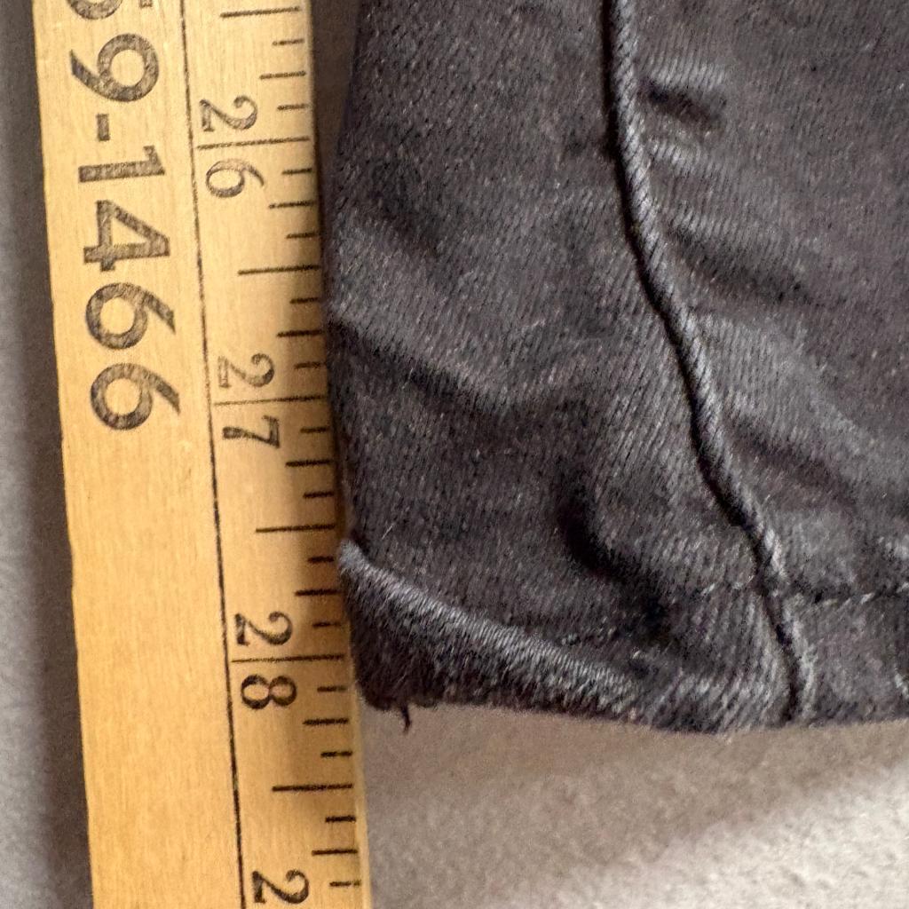 Levi's 725 High Rise Bootcut Jeans Womens 27x30 Black Stretch Denim Pants